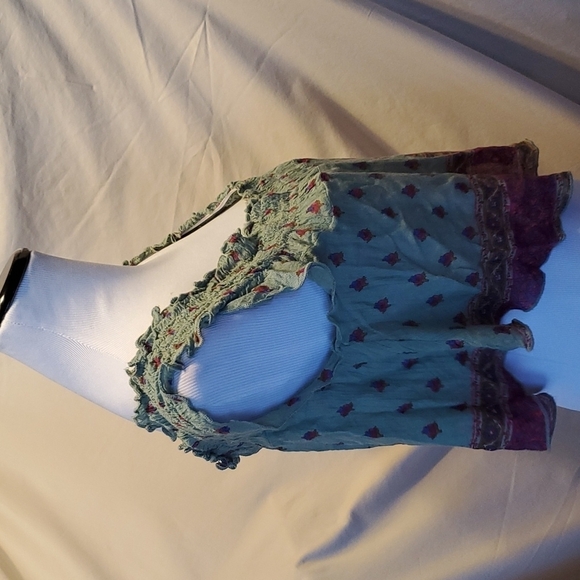 Band of Gypsies Floral Top SZ MD - Picture 2 of 5